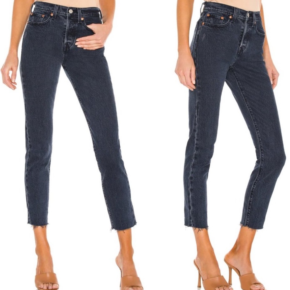 Levi's Premium Wedgie Icon Black and Blue 27